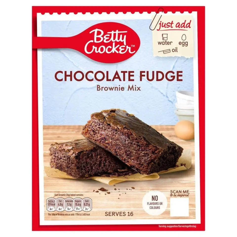 Betty Crocker Brownie Mix Chocolate Fudge 415g OhMyCandyBox