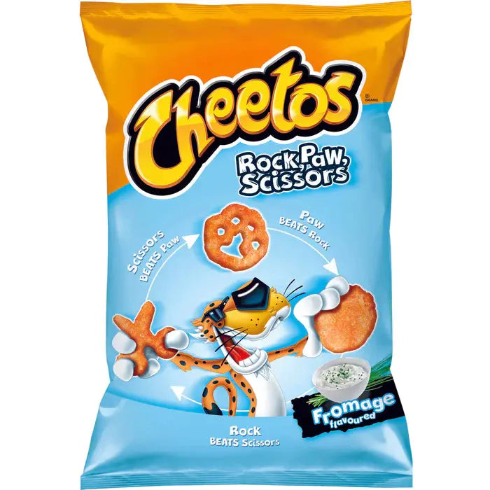 Cheetos Rock Paw Scissors Cheese 145g OhMyCandyBox