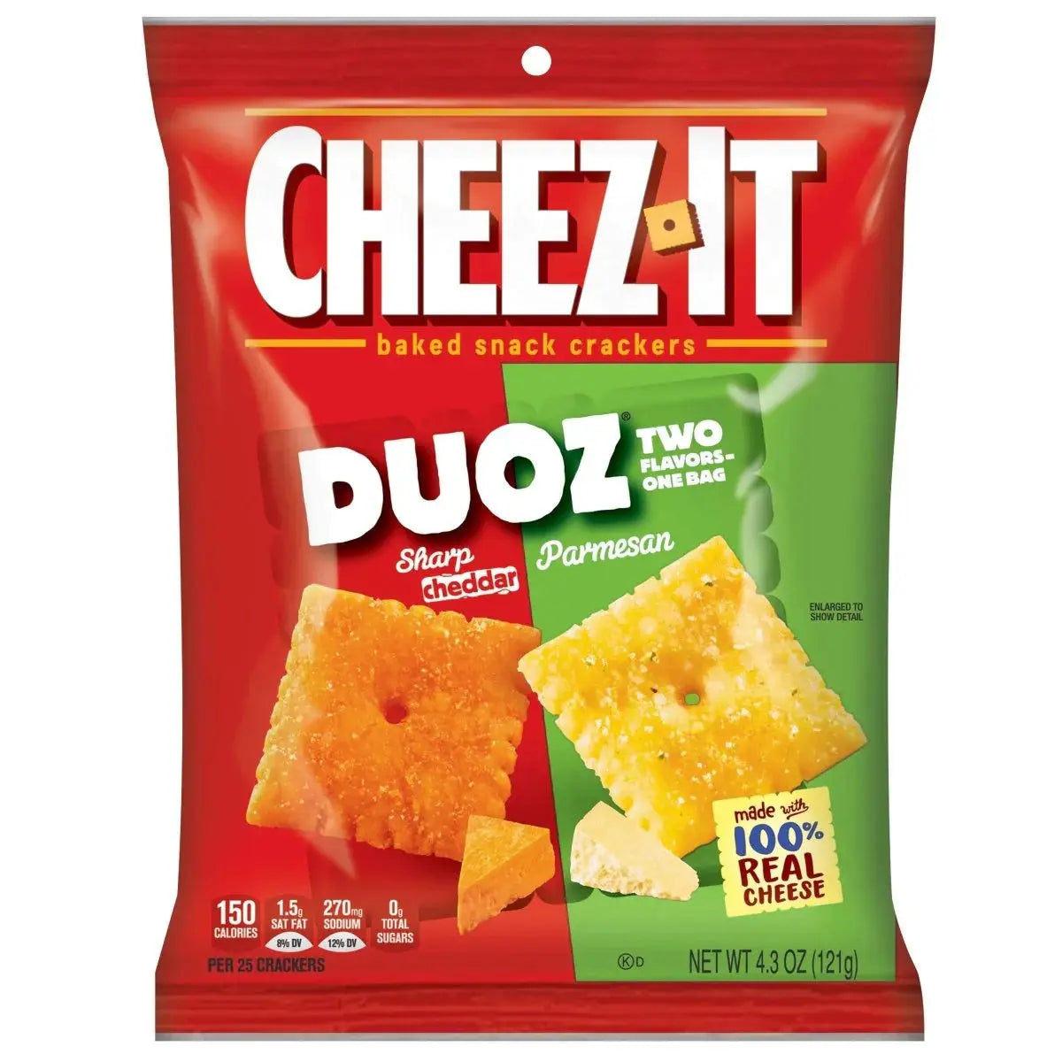 Cheez-It Duoz Sharp Cheddar Parmesan 121g OhMyCandyBox