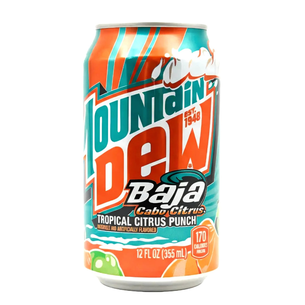 Mountain Dew Baja Cabo Citrus 355ml