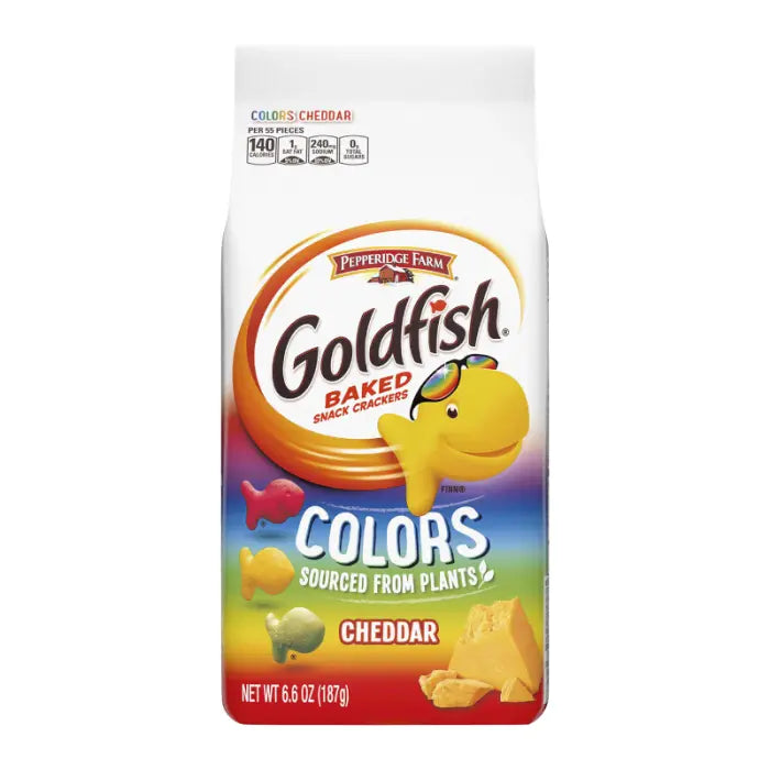 Goldfish Crackers Colors Cheddar 187g OhMyCandyBox