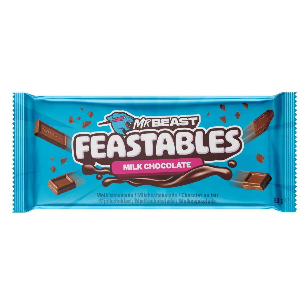 MrBeast Feastables Melk Chocolade 60g OhMyCandyBox