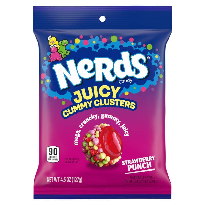 Nerds Juiced Gummy Clusters Strawberry Punch 127g
