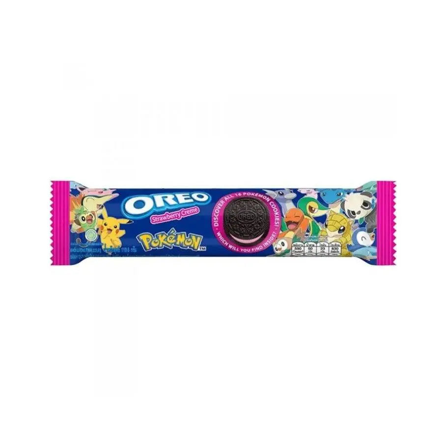 Oreo Pokemon Aardbeiencrème 28g OhMyCandyBox