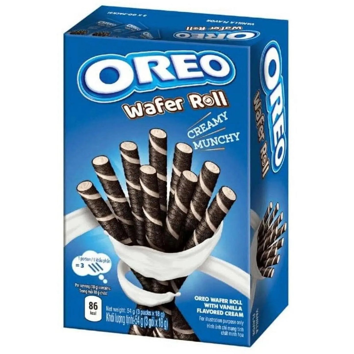 Oreo Wafelrol Vanille 54g OhMyCandyBox