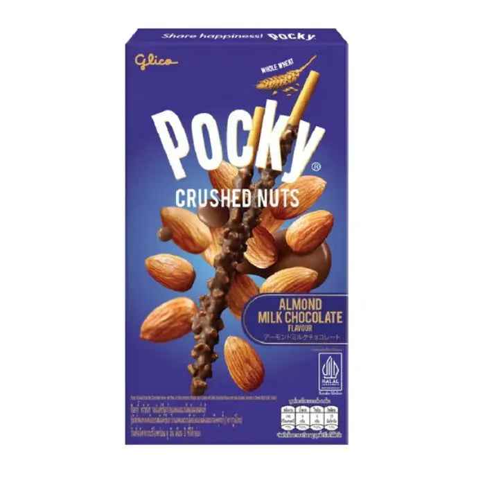 Pocky Verpulverde Noten Amandel Melk Chocolade 25g OhMyCandyBox