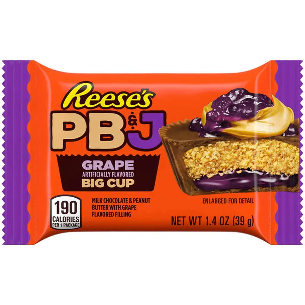 Reese's Big Cup PB&J Druif 39g OhMyCandyBox