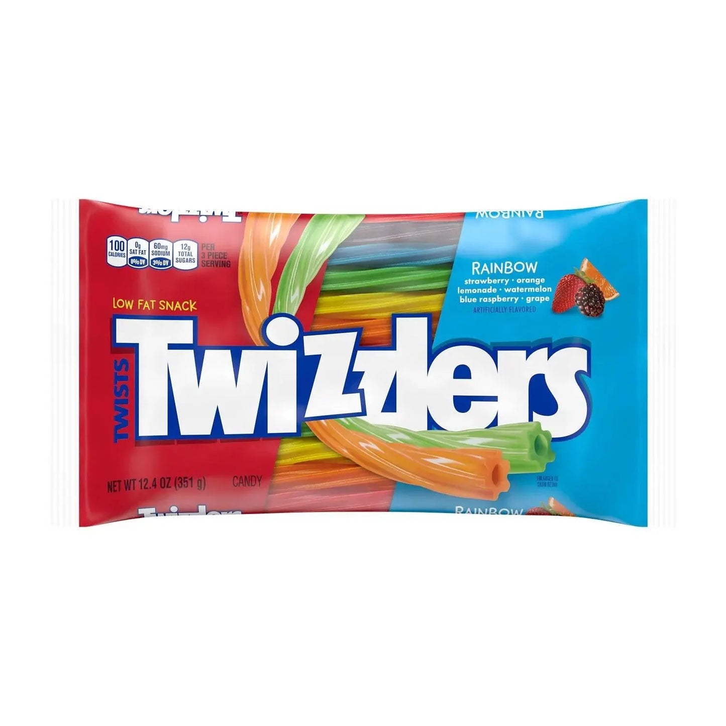 Twizzlers Rainbow Twists 351g OhMyCandyBox