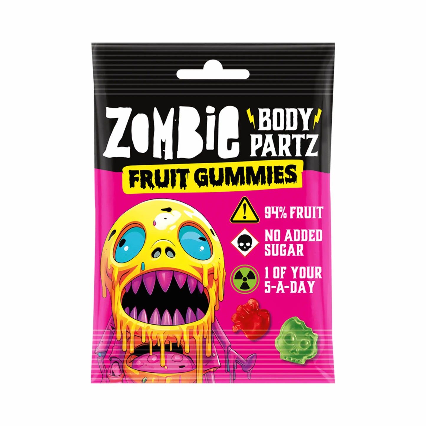 Zombie Body Partz Fruit Gummies 35g OhMyCandyBox