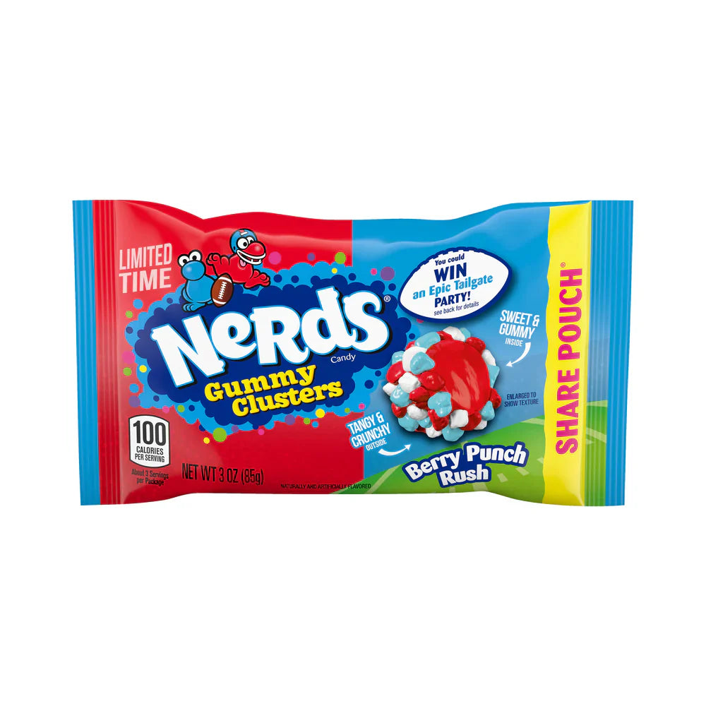 Nerds Gummy Clusters Berry Punch Rush 85g