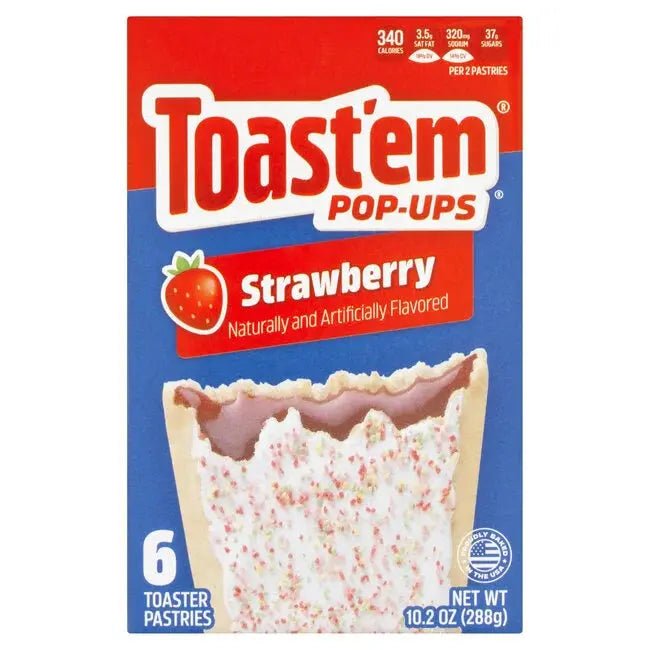 Toast'em Frosted Aardbei 288g OhMyCandyBox