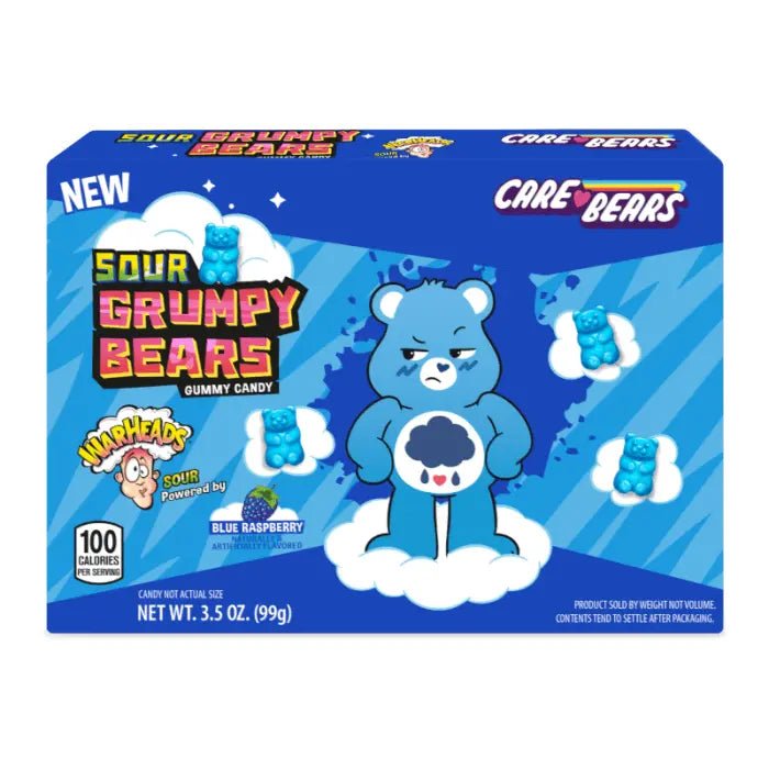 Warheads Care Bears Zure Grumpy Bears 99g OhMyCandyBox