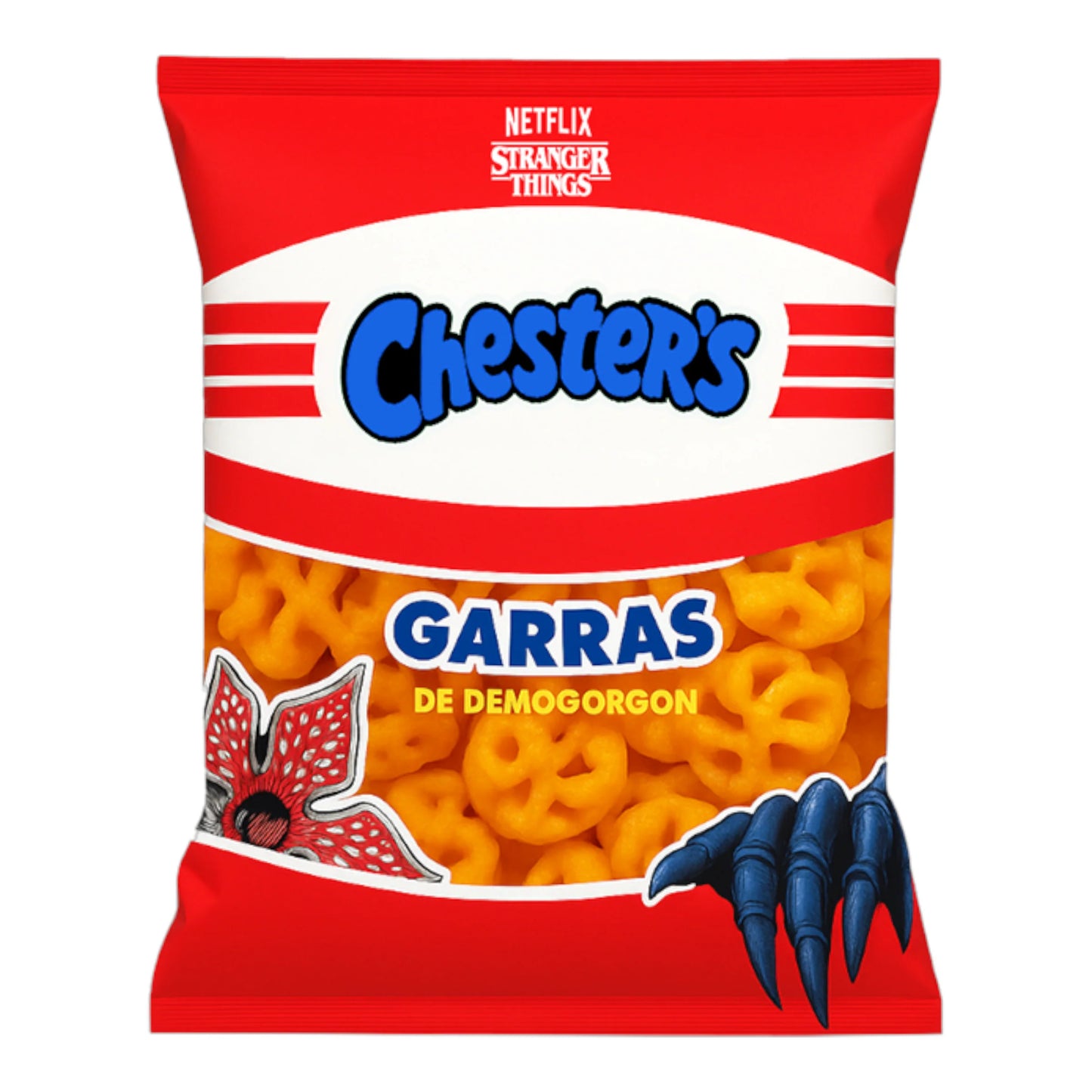Snack Curly Garras de Demogorgon Stranger Things 75g