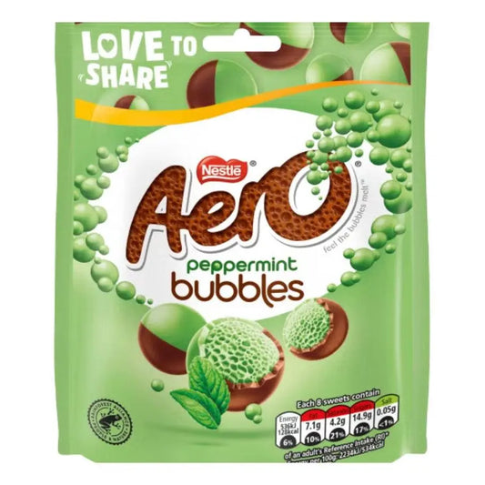 Aero Bubbles Pepermunt 92g OhMyCandyBox