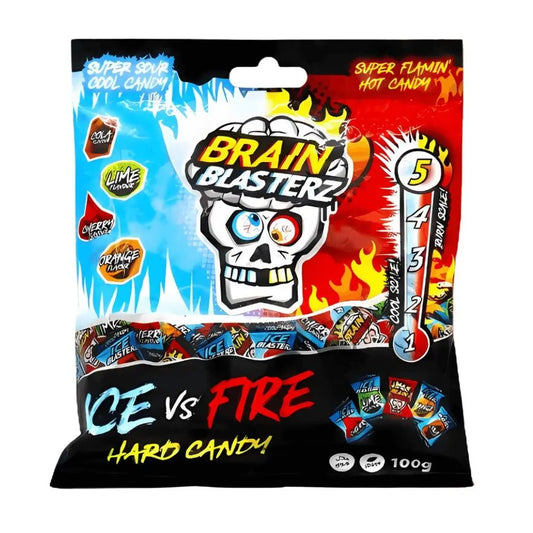 Brain Blasterz Ice vs Fire 100g OhMyCandyBox