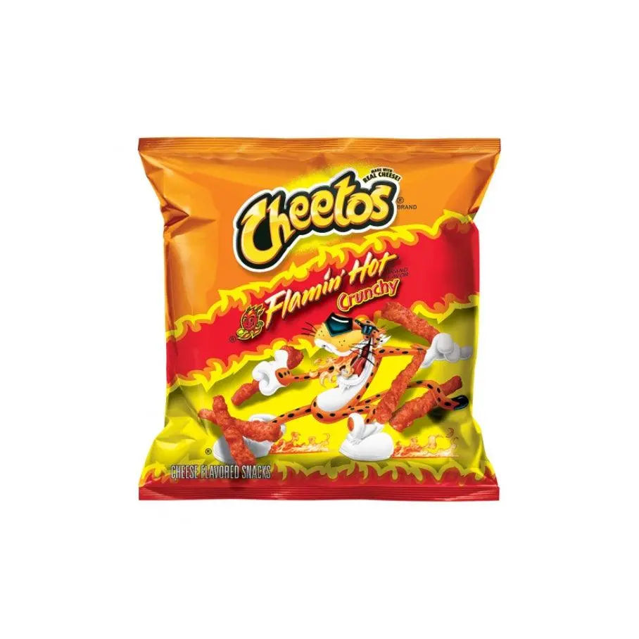 Cheetos Flamin' Hot Crunchy Cheese 36g OhMyCandyBox
