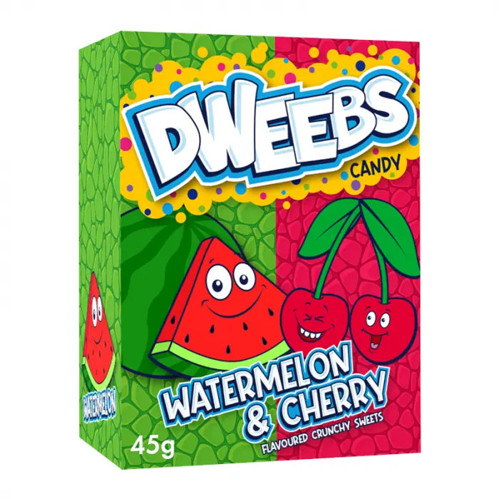 Dweebs Watermeloen & Kers 45g OhMyCandyBox