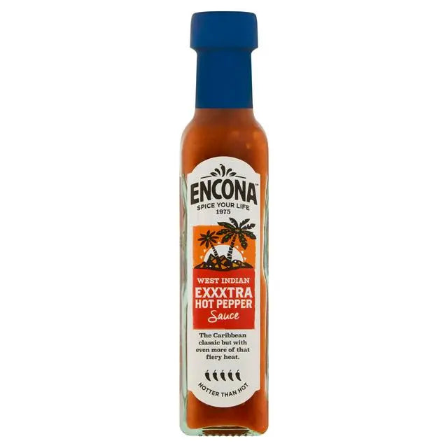 Encona West Indian Hot Pepper Sauce Extra Hot 142ml OhMyCandyBox