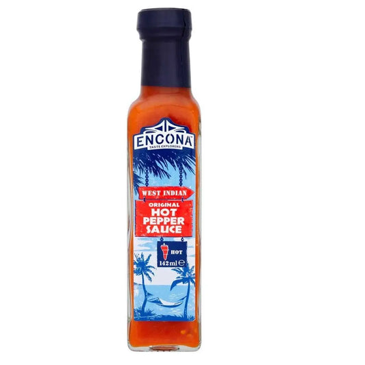 Encona West-Indische Heet Peper Saus Heet 142ml OhMyCandyBox