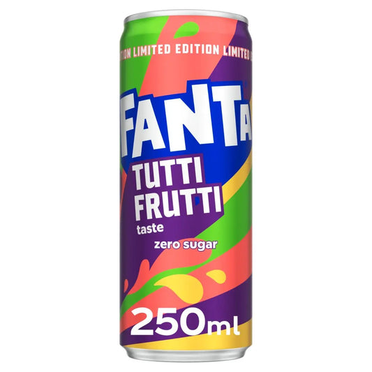 Fanta Tutti Frutti Zero Sugar 250ml OhMyCandyBox