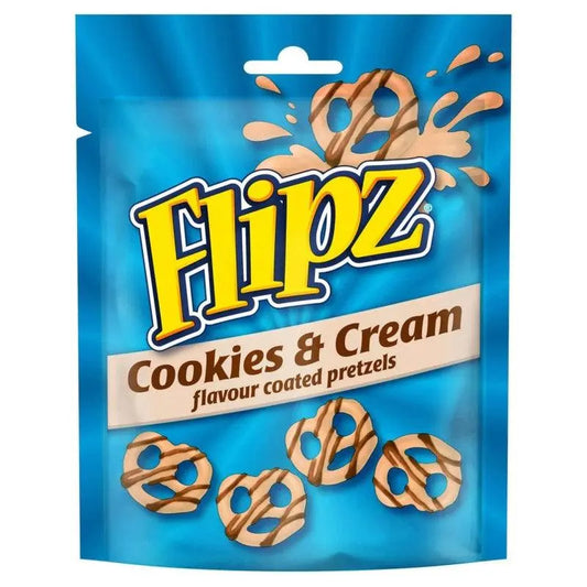 Flipz Pretzels Cookies & Cream 90g OhMyCandyBox