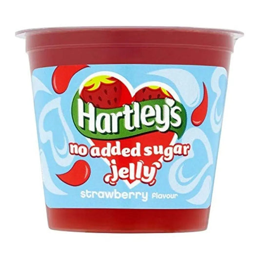 Hartley's Jelly Geen Toegevoegde Suiker Aardbei 115g OhMyCandyBox
