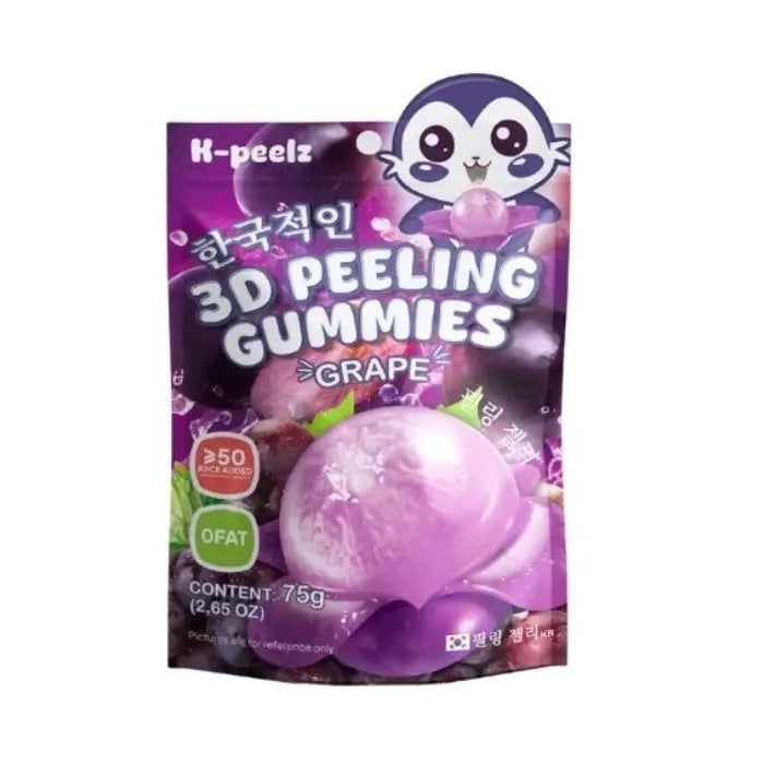 K-Peelz Druif 3D Peeling Gummies 75g OhMyCandyBox