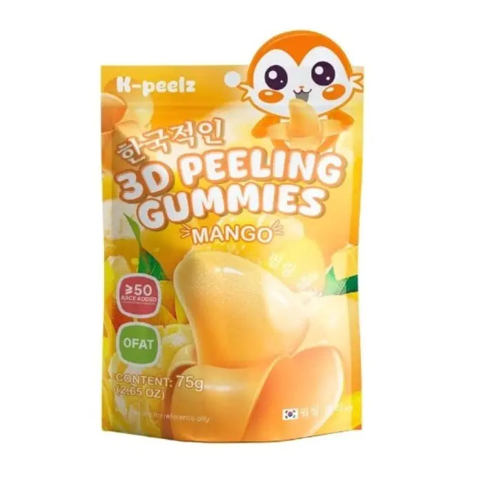 K-Peelz Mango 3D Peeling Gummies 75g OhMyCandyBox