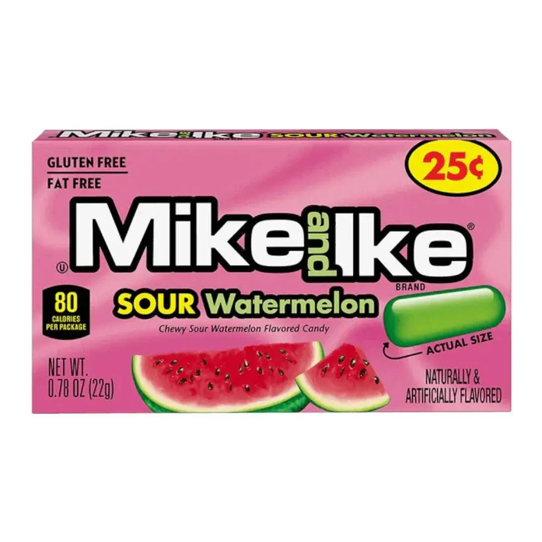 Mike and Ike Zure Watermeloen 22g OhMyCandyBox