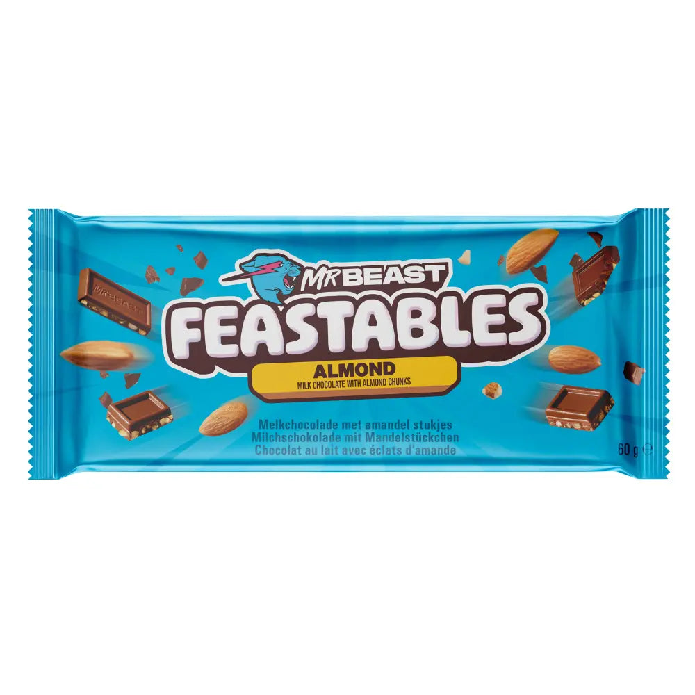 MrBeast Feastables Amandel 60g OhMyCandyBox