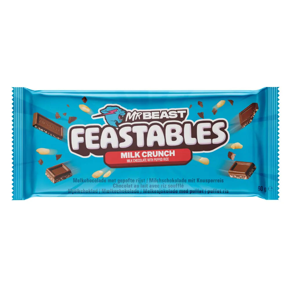 MrBeast Feastables Melk Crunch 60g OhMyCandyBox