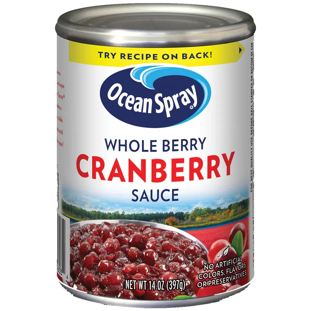 Ocean Spray Cranberry Saus Hele Bessen 397g OhMyCandyBox