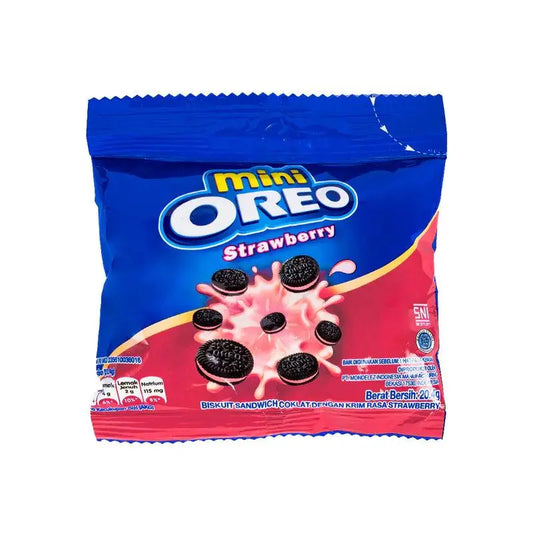 Oreo Mini Cookies Aardbei Zak 20g OhMyCandyBox