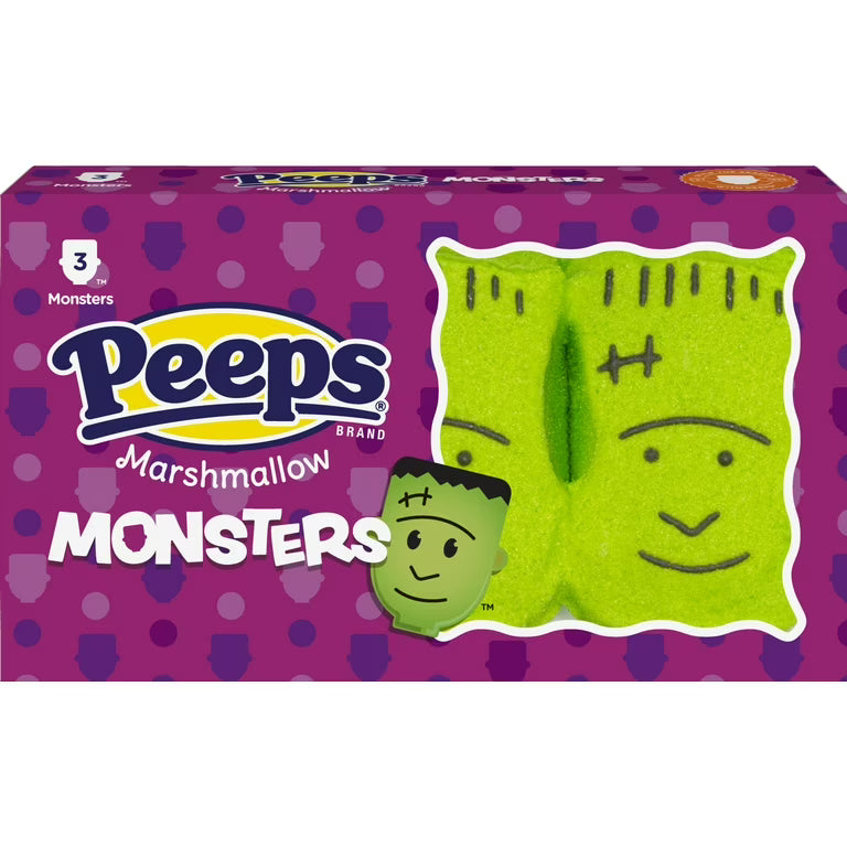 Peeps Marshmallow Monsters (3st) 43g OhMyCandyBox