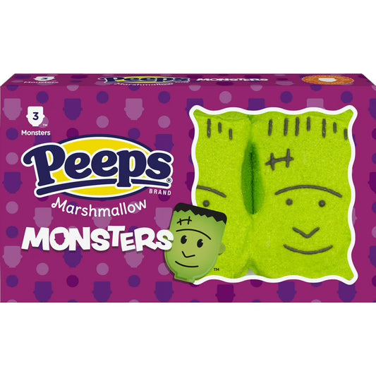 Peeps Marshmallow Monsters (3st) 43g OhMyCandyBox