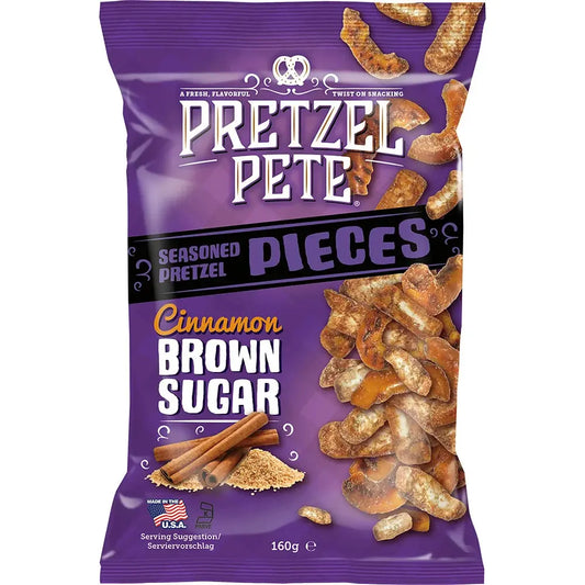 Pretzel Pete Stukjes Kaneel Bruine Suiker 160g OhMyCandyBox
