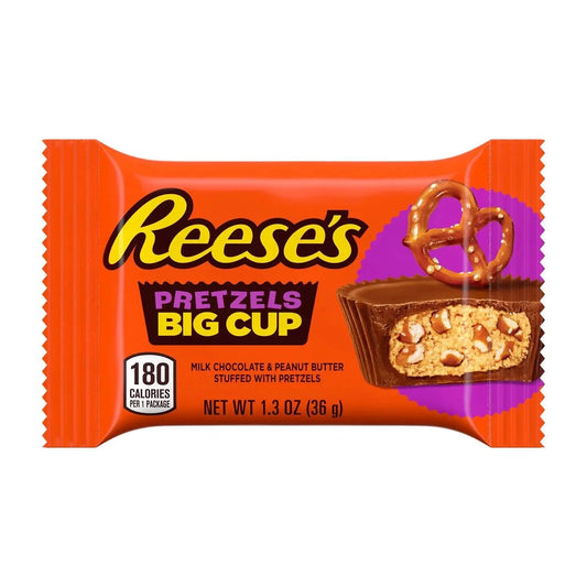 Reese's Big Cup met Pretzels 37g OhMyCandyBox