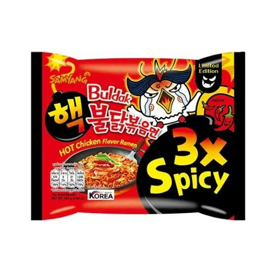 Samyang Buldak 3x Pittige Kip Beperkte Editie 140g OhMyCandyBox