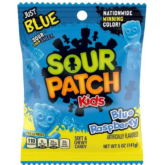 Sour Patch Kids Blue Raspberry 141g OhMyCandyBox
