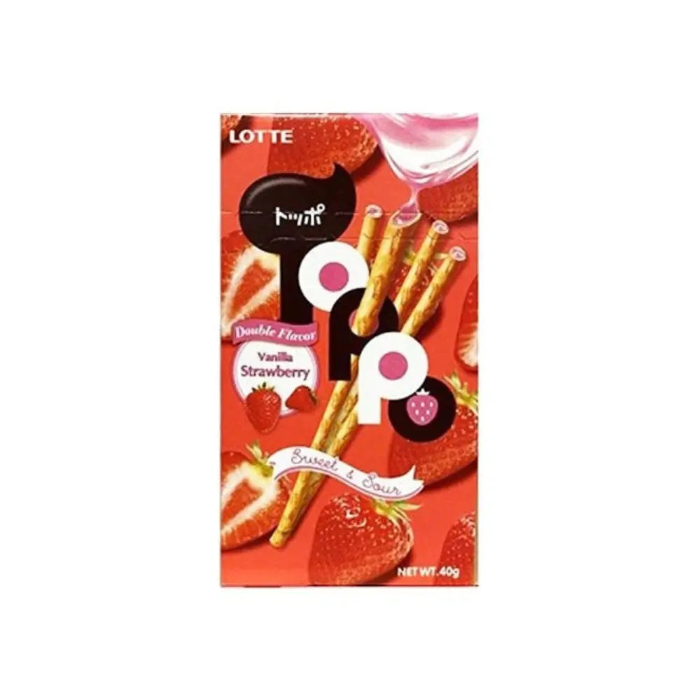 Toppo Vanille Aardbei 40g OhMyCandyBox