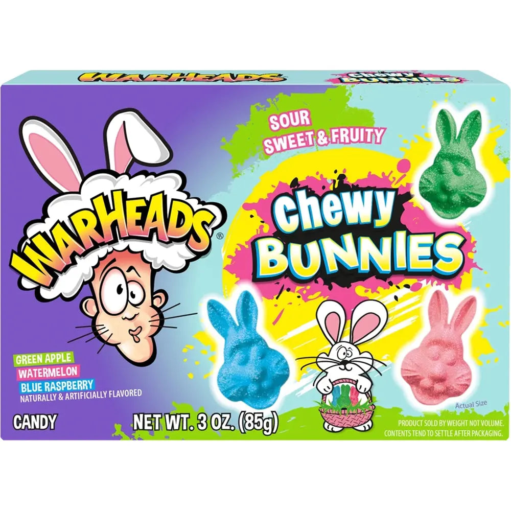 Warheads Kauwbare Konijnen 85g OhMyCandyBox