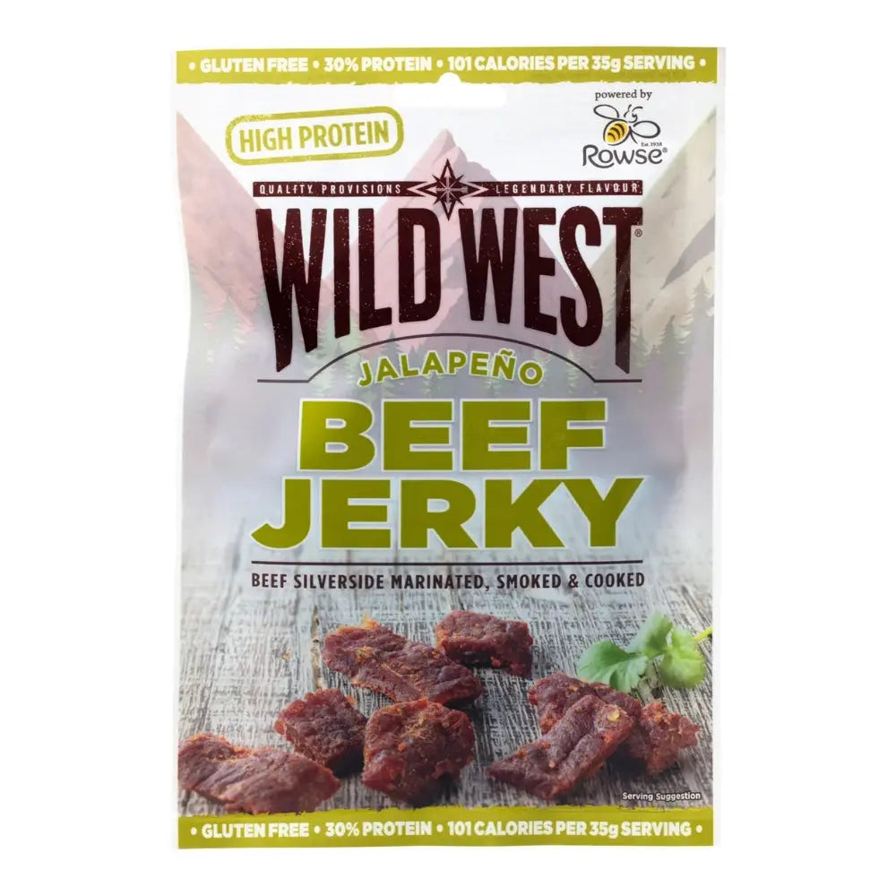 Wild West Jalapeño Rundvlees Jerky 25g OhMyCandyBox