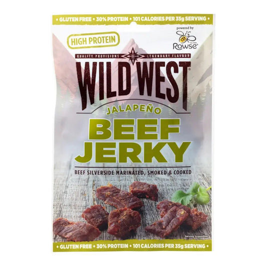 Wild West Jalapeño Rundvlees Jerky 25g OhMyCandyBox