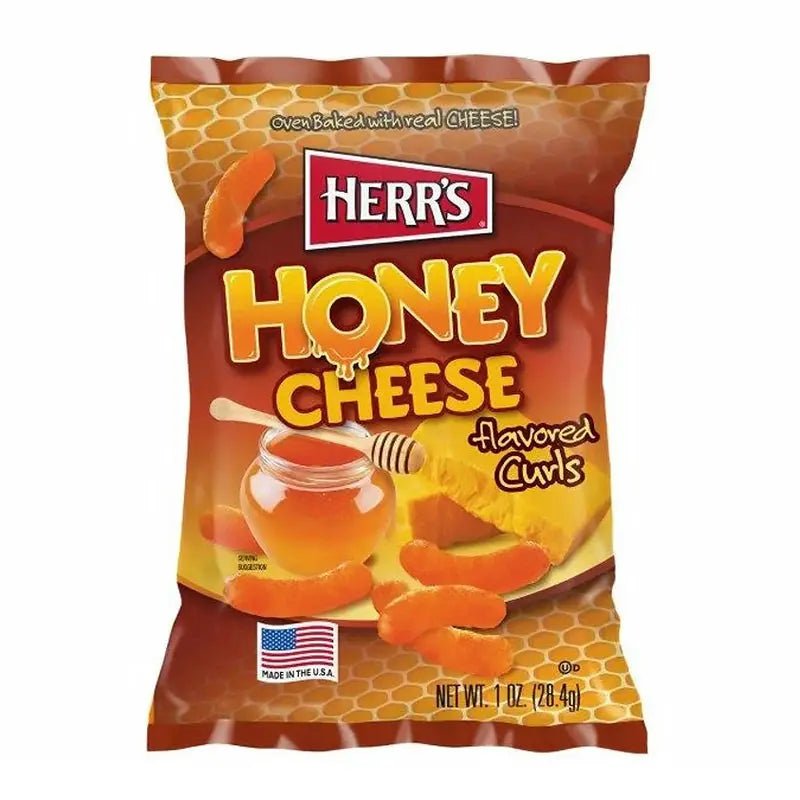 Herr's Cheese Curls Honey Cheese 28g OhMyCandyBox