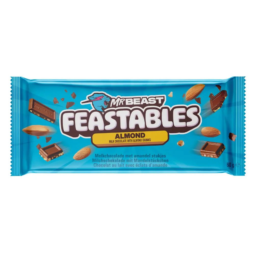 MrBeast Feastables Amandel 60g OhMyCandyBox