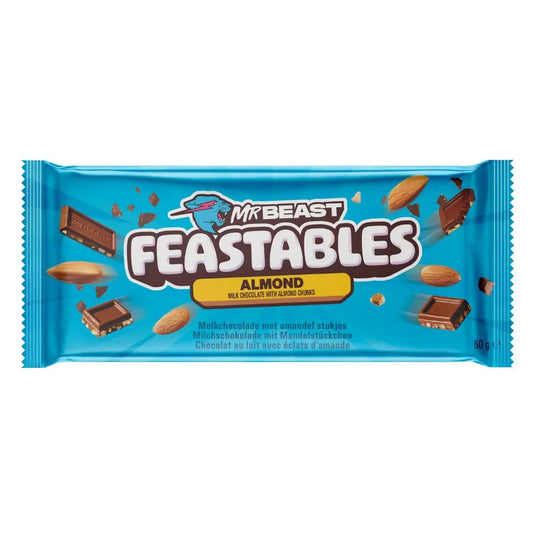 MrBeast Feastables Amandel 60g OhMyCandyBox