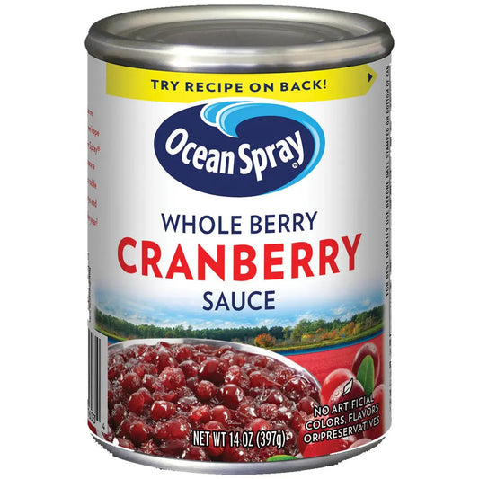 Ocean Spray Cranberry Saus Hele Bessen 397g OhMyCandyBox