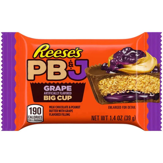 Reese's Big Cup PB&J Druif 39g OhMyCandyBox