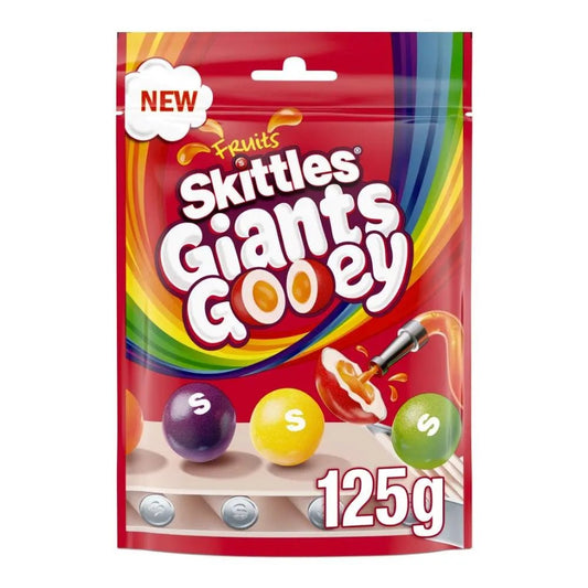 Skittles Giants Gooey Fruits 125g OhMyCandyBox