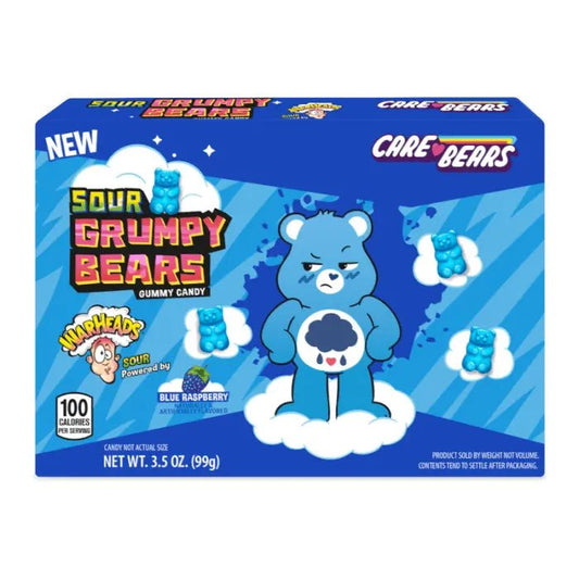 Warheads Care Bears Zure Grumpy Bears 99g OhMyCandyBox
